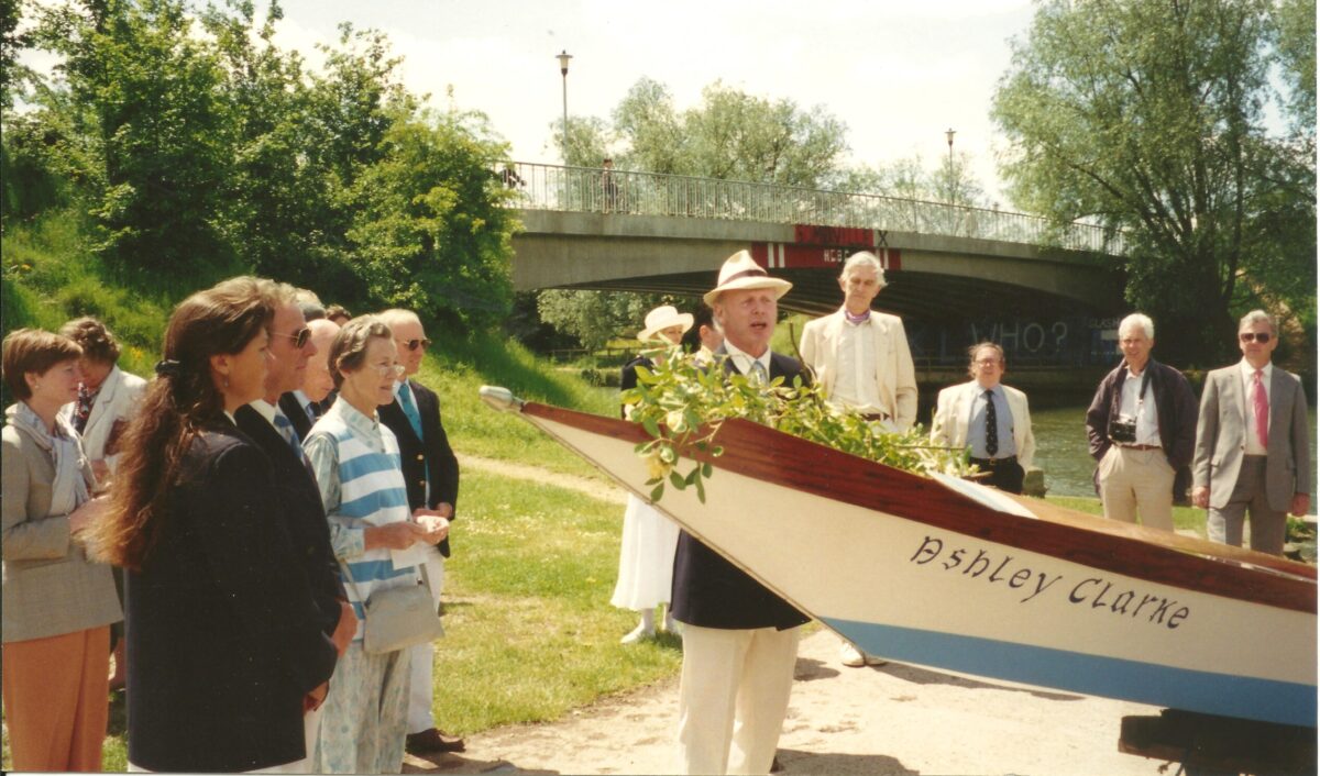 1994 The launching of the ‘Ashley Clarke’ at Oxford 1994 The launching of the 'Ashley Clarke' at Oxford